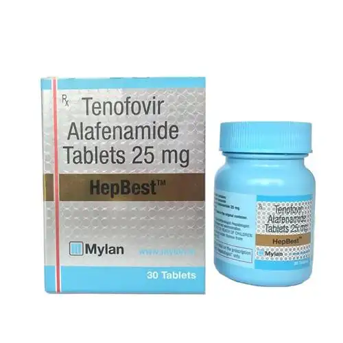 印度迈兰taf替诺福韦二代韦立a得乙型肝炎护肝片丙肝药吉三代25mg30粒
