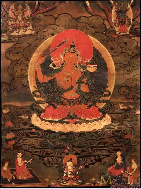 【印刷级】tk4228-唐卡文殊菩萨佛画佛教图片-38m-3208x4241