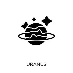 天王星符号设计从天文学收藏照片