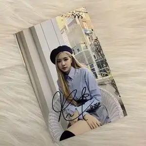 000人付款淘宝blackpink亲笔签名照片rose朴彩英签名照明星周边同款
