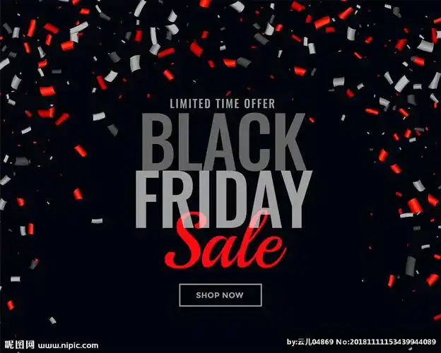 黑色星期五促销背景图片