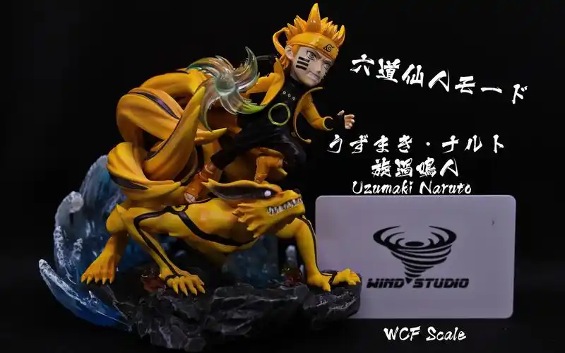 gk手办开箱★火影忍者★漩涡鸣人 六道仙人模式 by wind studio