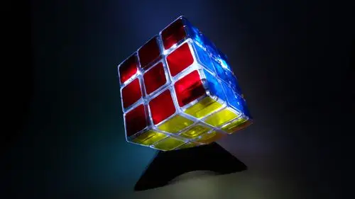 唯美发光魔方 超漂亮发光透明经典魔法玩具 mike22.taobao.com