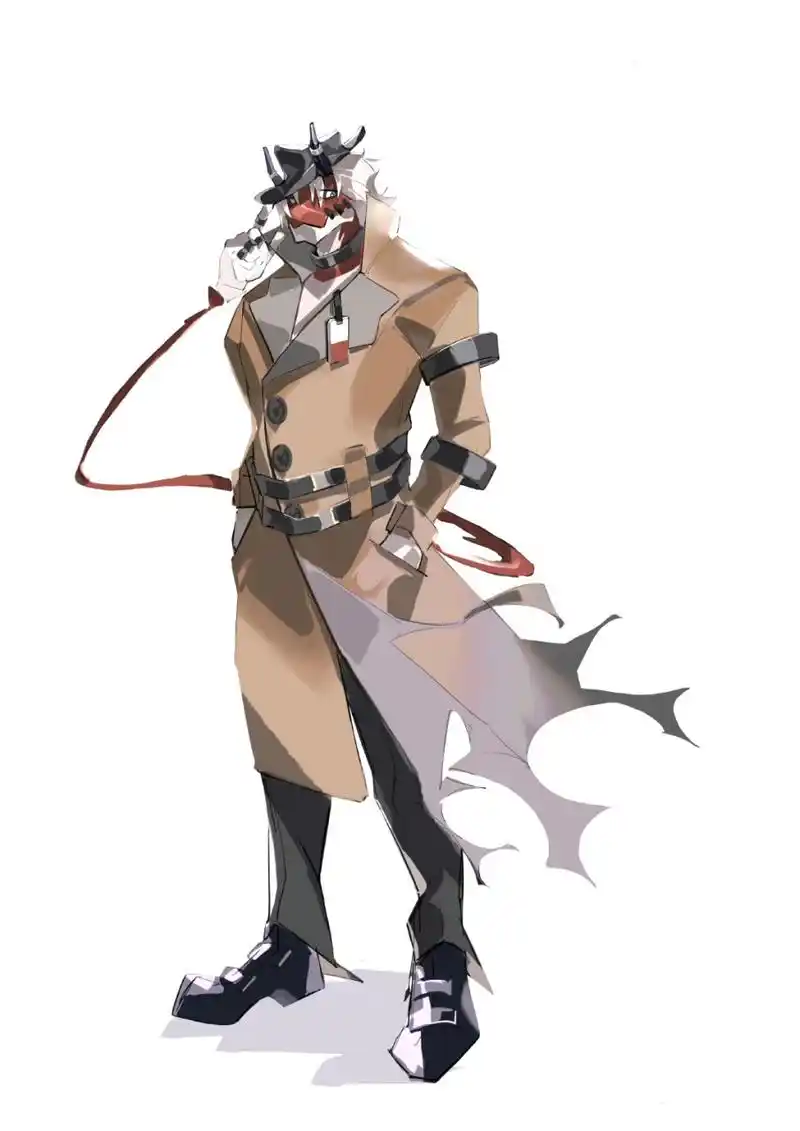 一组帅气的动物拟人插画作品,有疯狂动物城的韵味,by 迷的兔兔.