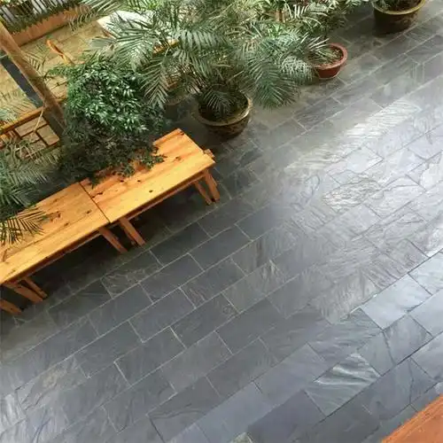 厂家直销天然青石板地面天然板岩文化石广场庭院室外防滑