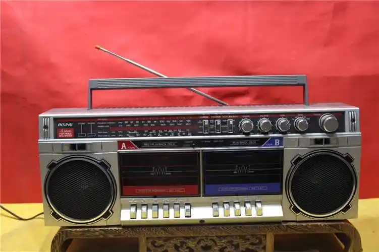 二手日本原装进口risingrc-7080双卡收录机收音机磁带机议价收录机