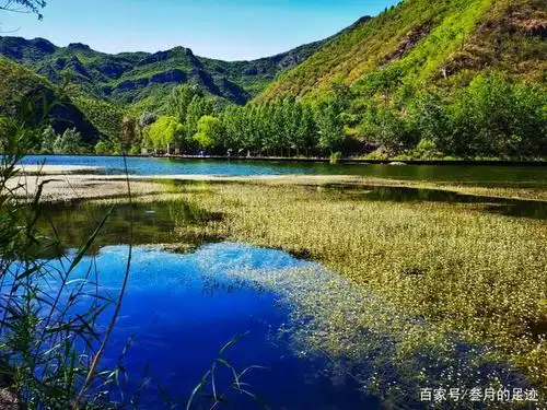 北京怀柔,湖光山色,青山如黛,景美免费的牛角湖!