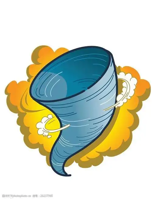 龙卷风暴风大风刮风图片