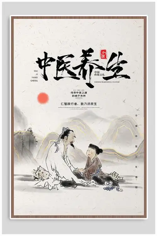 中医养生之道文化宣传图片-中医养生之道文化宣传素材下载-众图网