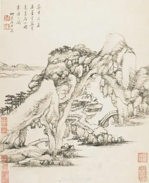 清代画家王宸山水册页欣赏