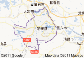 阳新县地图