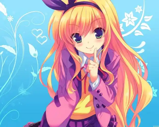 人物金发长发绿眼睛动漫动漫女孩动漫本子mmisurugimioblondelonghair