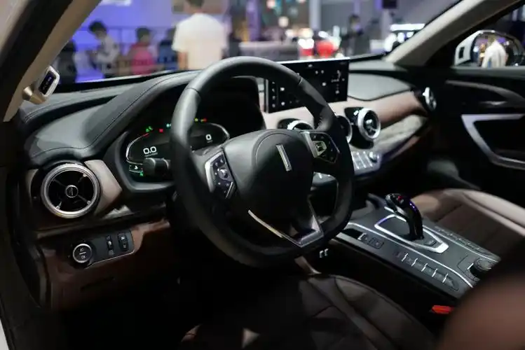 2020成都车展现场拍一下魏派vv7的内饰