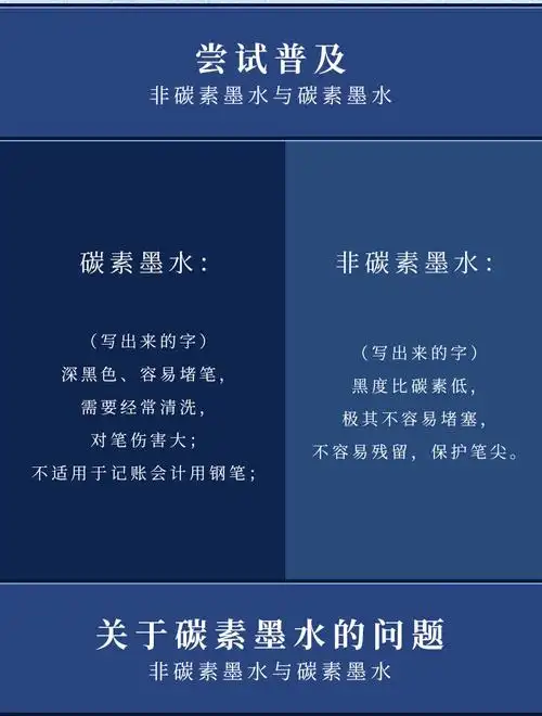 oaso优尚瓶装非碳素墨水黑色蓝色蓝黑色红色50ml大墨水彩色不堵笔染料