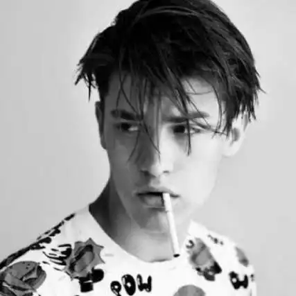 侧脸欧美黑白头像男神