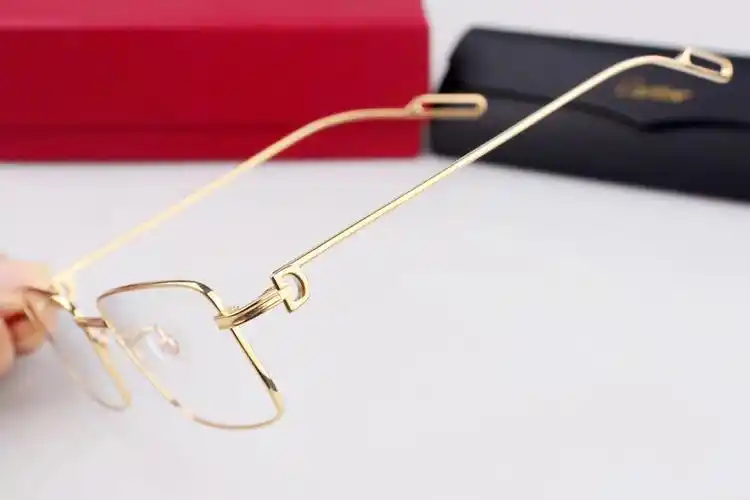 卡地亚超轻纯钛半框眼镜架ct0219o男眼镜架