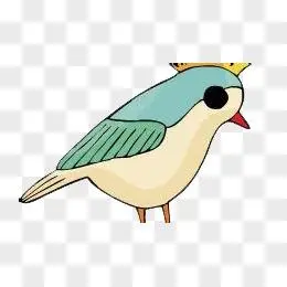 卡通小鸟插画