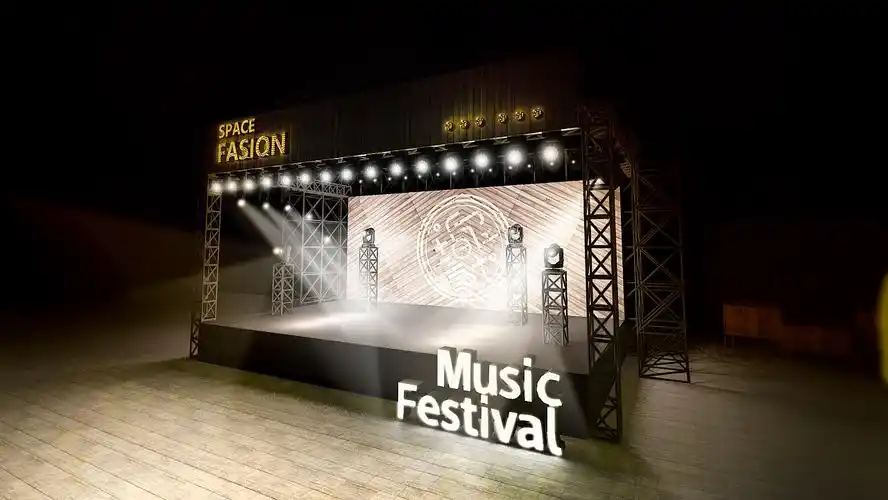 简单的音乐节 【舞美设计】|空间|舞台美术|tape_y - 原创作品 - 站酷
