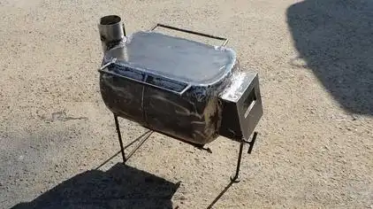 8万次观看·1年前03:07勇哥视频农村小哥用煤气罐改装柴火炉煮羊肉