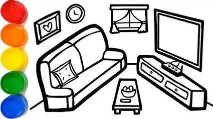 希望能满足您的需求,查找更多客厅简笔画,客厅简笔画简单又漂亮内容