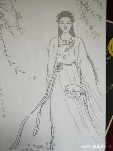 铅笔画古风美女,有没有你喜欢的