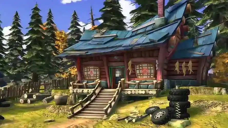 熊出没光头强房子将爆炸熊大熊二抱一起哭来生咱还做好兄弟