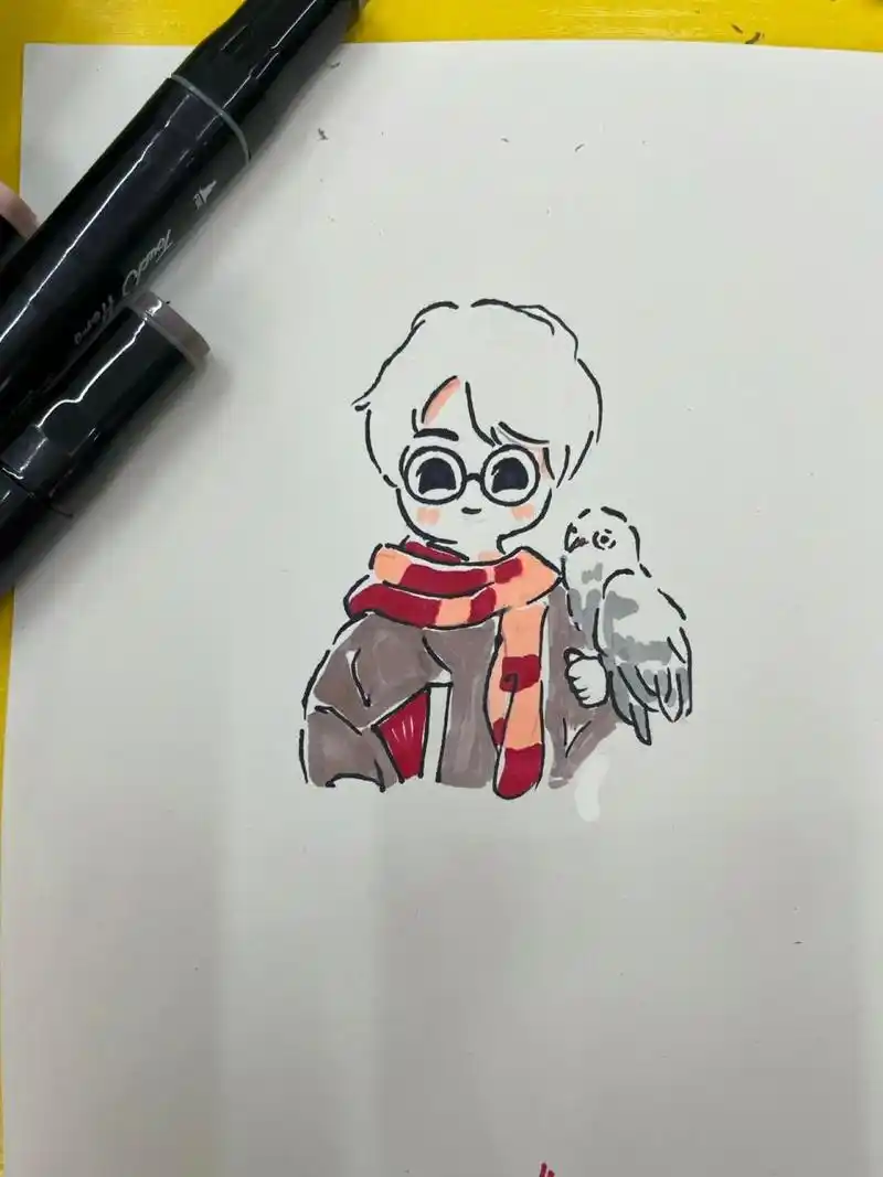 哈利波特|简笔画