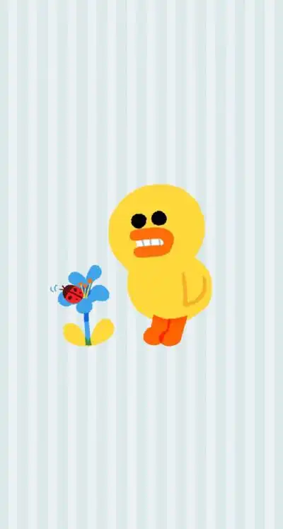 line sally 莎莉鸭 莎莉鸡 壁纸