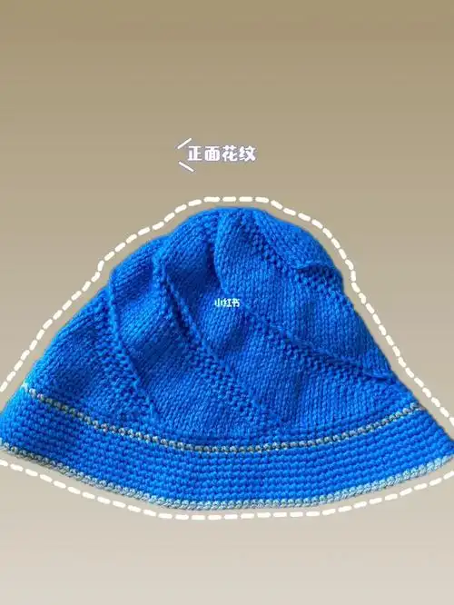 钩针编织帽渔夫帽文字图解棒针韩式帽子