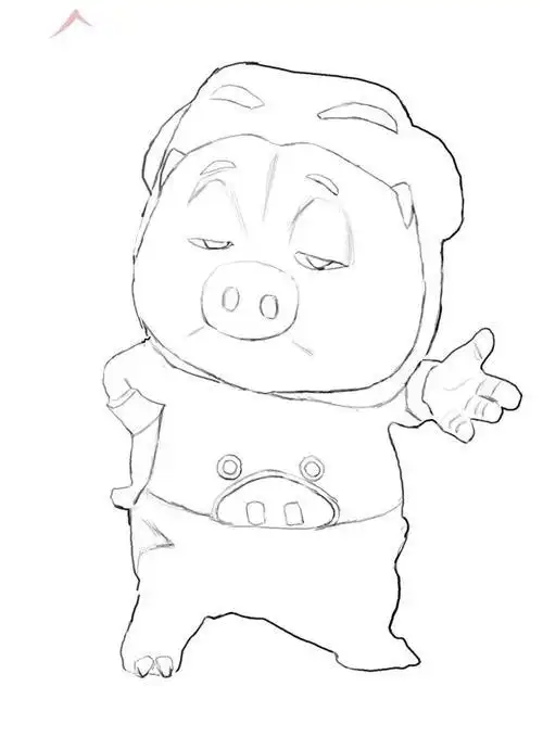 猪猪侠动画人物简笔画