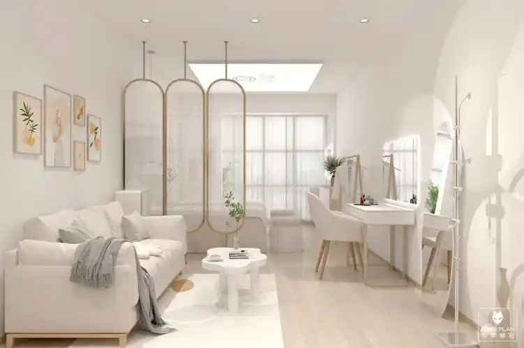 简约艺术风小清新格调纹绣纹艺工作室设计