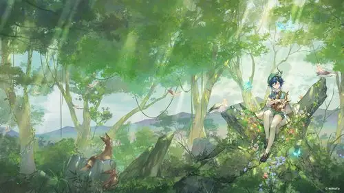 原神官方壁纸 同人贺图