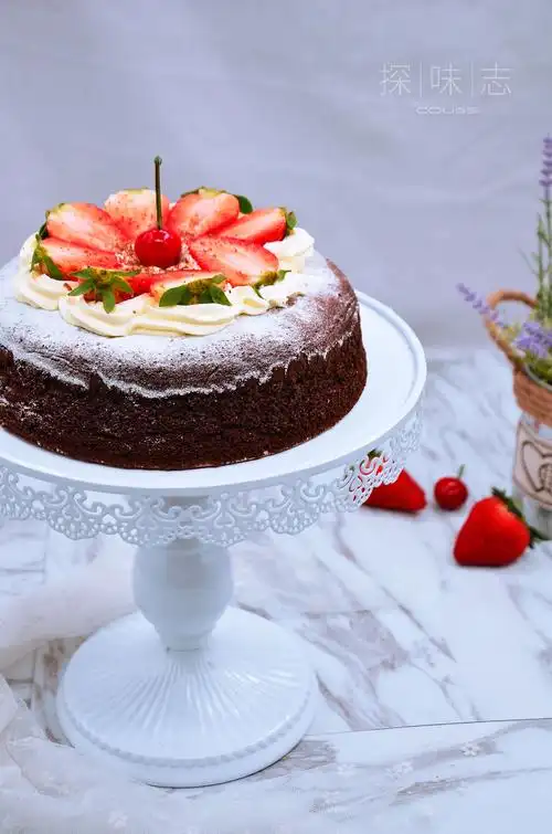 【巧克力草莓蛋糕】——couss co-750a智能烤箱出品