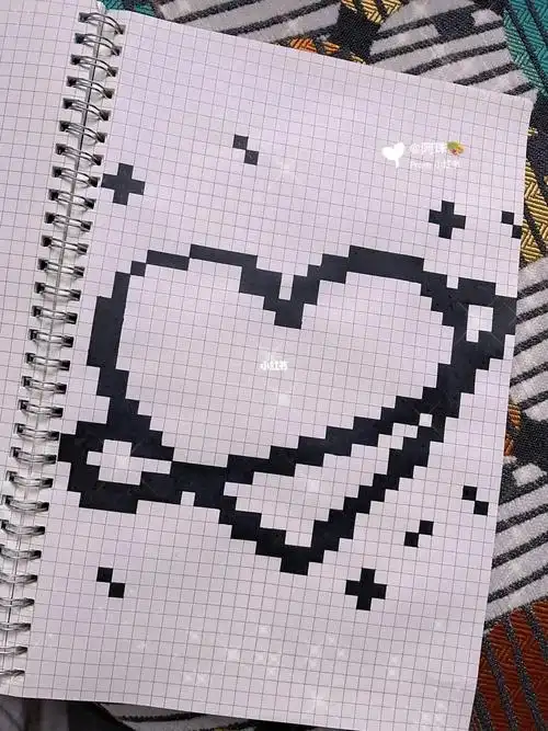 像素画临摹105爱心银河78