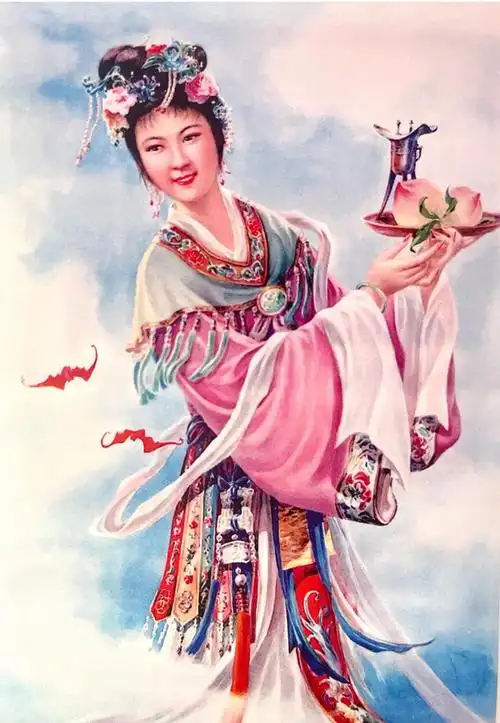 最喜欢看的就是亲戚家墙上贴的年画,家家都不同,仙女,老寿星,胖娃娃