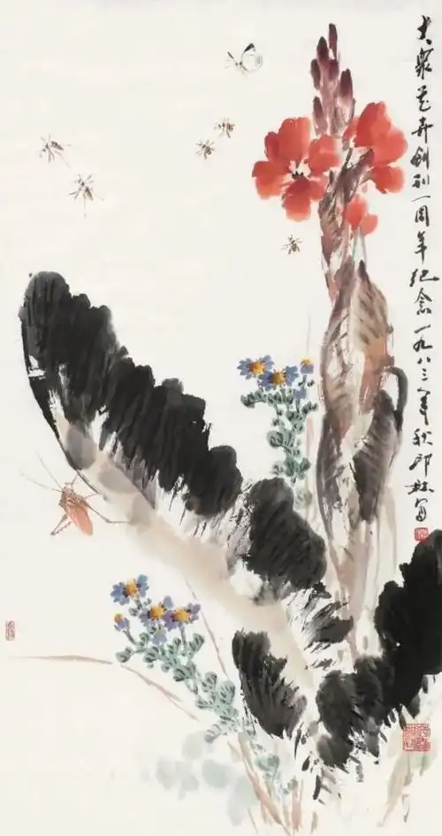 众名家齐画美人蕉,精彩绝伦-宜春木直艺术中心