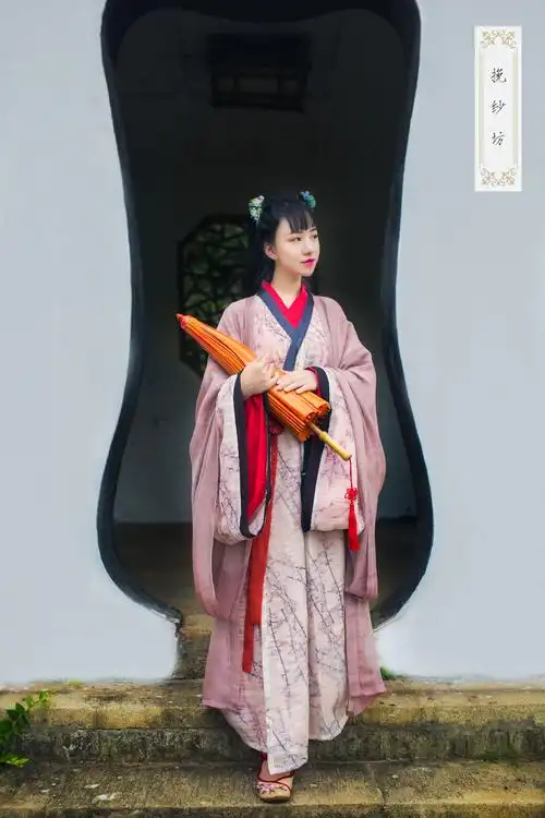 挽纱坊 传统汉服 直裾 空山新雨系列—喧竹