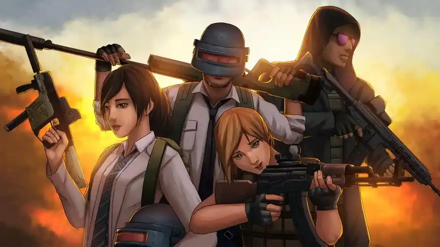 绝地求生 吃鸡小队4k壁纸_4k游戏图片高清壁纸_墨鱼部落格