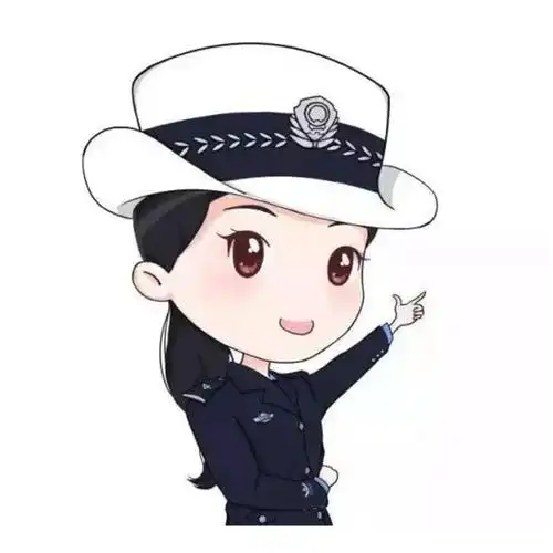 党旗飘扬在一线防疫查控一线的车管所女交警