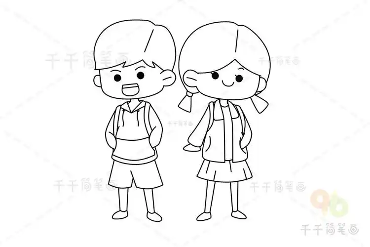同学简笔画