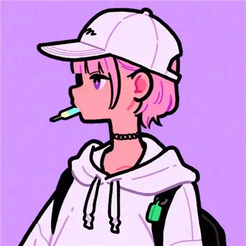 手绘侧脸闺蜜动漫头像图片