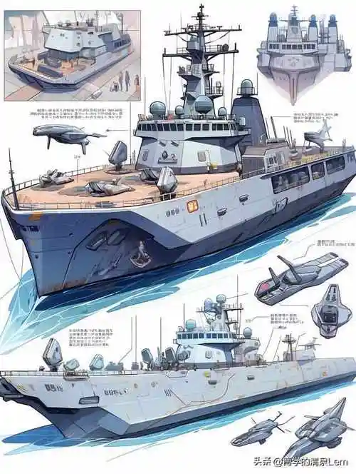 未来科幻世界中的先进战舰——濒海战斗舰.