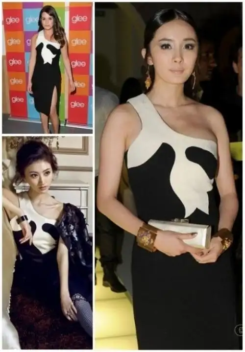 "既生瑜何生亮" 女星尴尬撞衫比拼身材(组图)