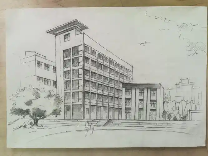 举报10分享原创作品纯艺术绘画风景速写建筑速写校园写生手绘速写uion