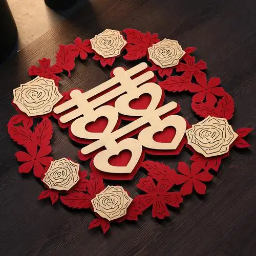 喜字结婚婚房装饰婚庆婚礼用品大全大门贴喜喜字