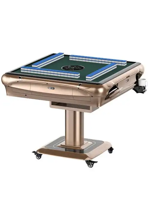 上海品牌新款麻将机全自动餐桌两用家用可折叠电动过山车机麻静音