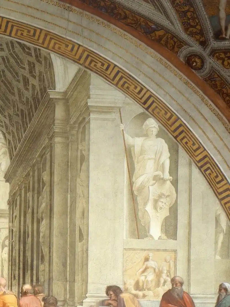 今天你看画了吗|雅典学院 作品名称:the school of athens 中文名称