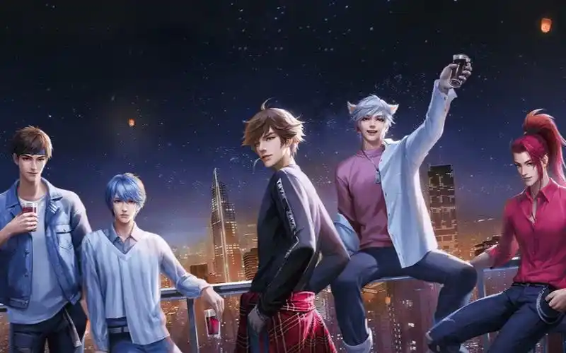 王者荣耀:王者无限男团闪亮来袭,哪个美男子是你最喜欢的呢?