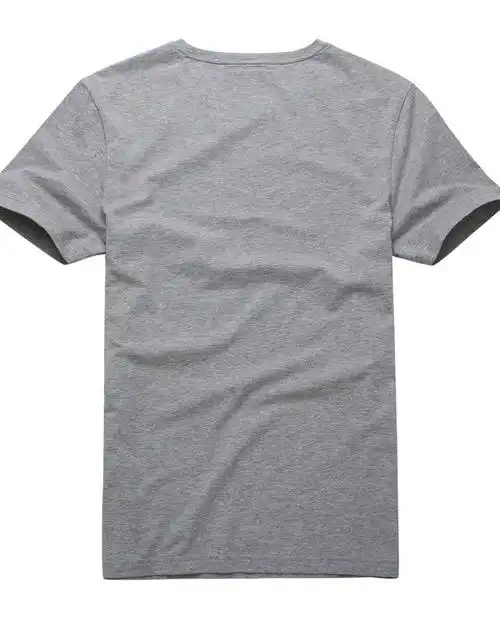 [ 斯波帝卡 ] 灰色时尚印图圆领短袖t恤