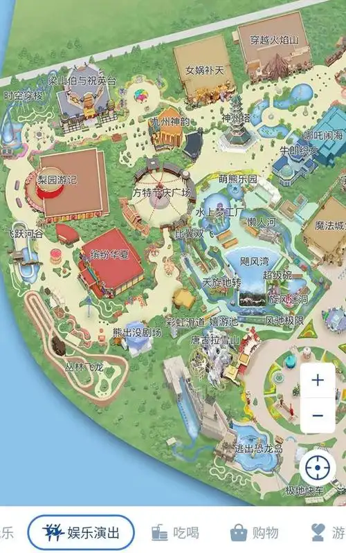 所以去游乐园之前,提前规划好路线是很有必要的,会让你一天的体验天差